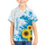 New Zealand Autism Awareness Month Family Matching Puletasi and Hawaiian Shirt Takiwatanga Maori Lizard With Sunflower