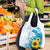 New Zealand Autism Awareness Month Grocery Bag Takiwatanga Maori Lizard With Sunflower