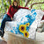 New Zealand Autism Awareness Month Quilt Takiwatanga Maori Lizard With Sunflower