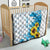 New Zealand Autism Awareness Month Quilt Takiwatanga Maori Lizard With Sunflower
