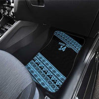 Fiji Rugby 2025 Custom Car Mats Fijian Tapa Toso Viti Toso - Black