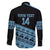 Fiji Rugby 2025 Custom Family Matching Mermaid Dress and Hawaiian Shirt Fijian Tapa Toso Viti Toso - Black