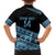Fiji Rugby 2025 Custom Family Matching Tank Maxi Dress and Hawaiian Shirt Fijian Tapa Toso Viti Toso - Black