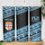 Fiji Rugby 2025 Custom Skinny Tumbler Fijian Tapa Toso Viti Toso - Black