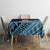 Fiji Rugby 2025 Custom Tablecloth Fijian Tapa Toso Viti Toso - Black