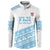 Fiji Rugby 2025 Custom Button Sweatshirt Fijian Tapa Toso Viti Toso - White
