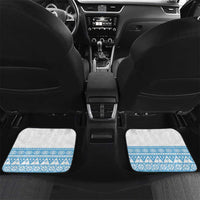Fiji Rugby 2025 Custom Car Mats Fijian Tapa Toso Viti Toso - White