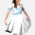 Fiji Rugby 2025 Custom Family Matching Puletasi and Hawaiian Shirt Fijian Tapa Toso Viti Toso - White