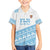 Fiji Rugby 2025 Custom Family Matching Short Sleeve Bodycon Dress and Hawaiian Shirt Fijian Tapa Toso Viti Toso - White