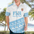 Fiji Rugby 2025 Custom Hawaiian Shirt Fijian Tapa Toso Viti Toso - White