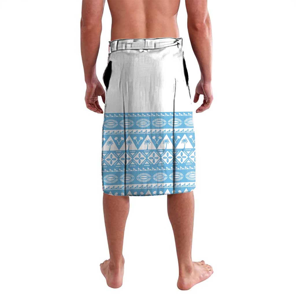 Fiji Rugby 2025 Custom Lavalava Fijian Tapa Toso Viti Toso - White