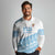 Fiji Rugby 2025 Custom Long Sleeve Polo Shirt Fijian Tapa Toso Viti Toso - White