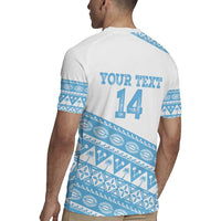 Fiji Rugby 2025 Custom Rugby Jersey Fijian Tapa Toso Viti Toso - White