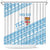 Fiji Rugby 2025 Custom Shower Curtain Fijian Tapa Toso Viti Toso - White