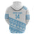 Fiji Rugby 2025 Custom Zip Hoodie Fijian Tapa Toso Viti Toso - White