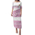 Fiji Rugby 2025 Custom Family Matching Puletasi and Hawaiian Shirt Fijian Tapa Toso Viti Toso - Pink
