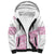 Fiji Rugby 2025 Custom Sherpa Hoodie Fijian Tapa Toso Viti Toso - Pink