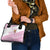 Fiji Rugby 2025 Custom Shoulder Handbag Fijian Tapa Toso Viti Toso - Pink