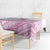 Fiji Rugby 2025 Custom Tablecloth Fijian Tapa Toso Viti Toso - Pink