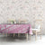 Fiji Rugby 2025 Custom Tablecloth Fijian Tapa Toso Viti Toso - Pink