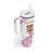 Fiji Rugby 2025 Custom Tumbler With Handle Fijian Tapa Toso Viti Toso - Pink