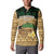 Bula Fiji Kava Bowl Button Sweatshirt Fijian Tapa Cloth Vintage Vibe