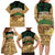 Bula Fiji Kava Bowl Family Matching Long Sleeve Bodycon Dress and Hawaiian Shirt Fijian Tapa Cloth Vintage Vibe