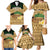 Bula Fiji Kava Bowl Family Matching Mermaid Dress and Hawaiian Shirt Fijian Tapa Cloth Vintage Vibe