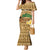 Bula Fiji Kava Bowl Family Matching Mermaid Dress and Hawaiian Shirt Fijian Tapa Cloth Vintage Vibe