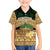 Bula Fiji Kava Bowl Family Matching Off The Shoulder Long Sleeve Dress and Hawaiian Shirt Fijian Tapa Cloth Vintage Vibe