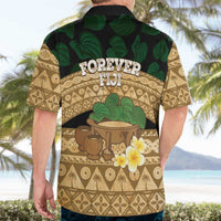 Bula Fiji Kava Bowl Hawaiian Shirt Fijian Tapa Cloth Vintage Vibe LT14 - Polynesian Pride