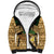 Bula Fiji Kava Bowl Sherpa Hoodie Fijian Tapa Cloth Vintage Vibe