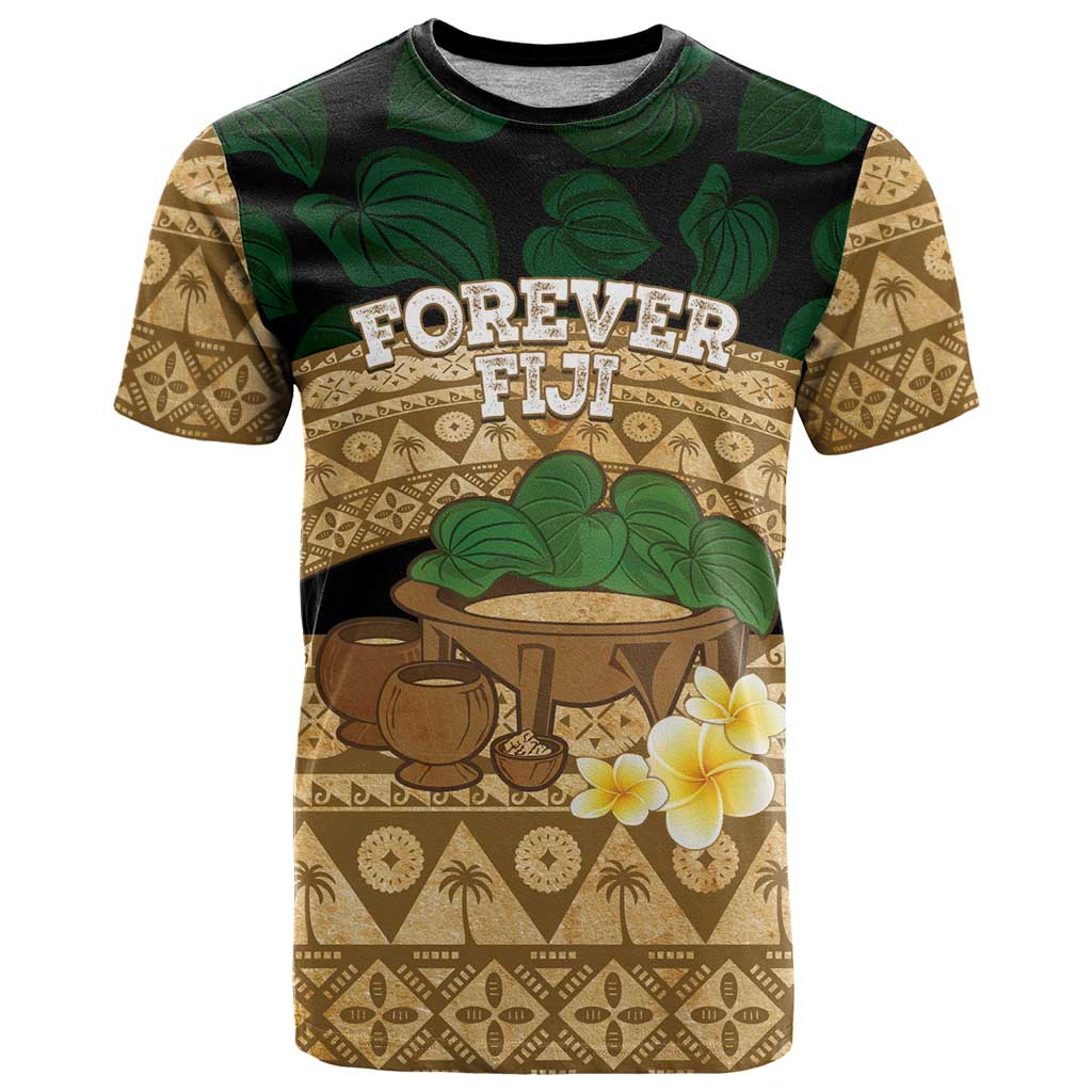 Bula Fiji Kava Bowl T Shirt Fijian Tapa Cloth Vintage Vibe