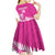 New Zealand Silver Fern Rugby Custom Kid Short Sleeve Dress Go All Black Maori Pink Version
