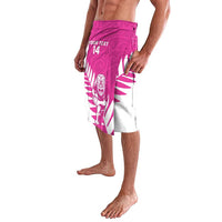 New Zealand Silver Fern Rugby Custom Lavalava Go All Black Maori Pink Version