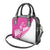 New Zealand Silver Fern Rugby Custom Shoulder Handbag Go All Black Maori Pink Version