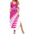 New Zealand Silver Fern Rugby Custom Summer Maxi Dress Go All Black Maori Pink Version