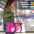 New Zealand Silver Fern Rugby Custom Travel Bag Go All Black Maori Pink Version - Polynesian Pride