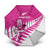 New Zealand Silver Fern Rugby Custom Umbrella Go All Black Maori Pink Version - Polynesian Pride
