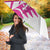 New Zealand Silver Fern Rugby Custom Umbrella Go All Black Maori Pink Version - Polynesian Pride