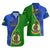 Matching Outfits For Couples Vanuatu Malampa Province Combo Bodycon Dress And Hawaii Shirt Turtle Sand Drawing Unique Tapa LT14 No Dress Green - Polynesian Pride