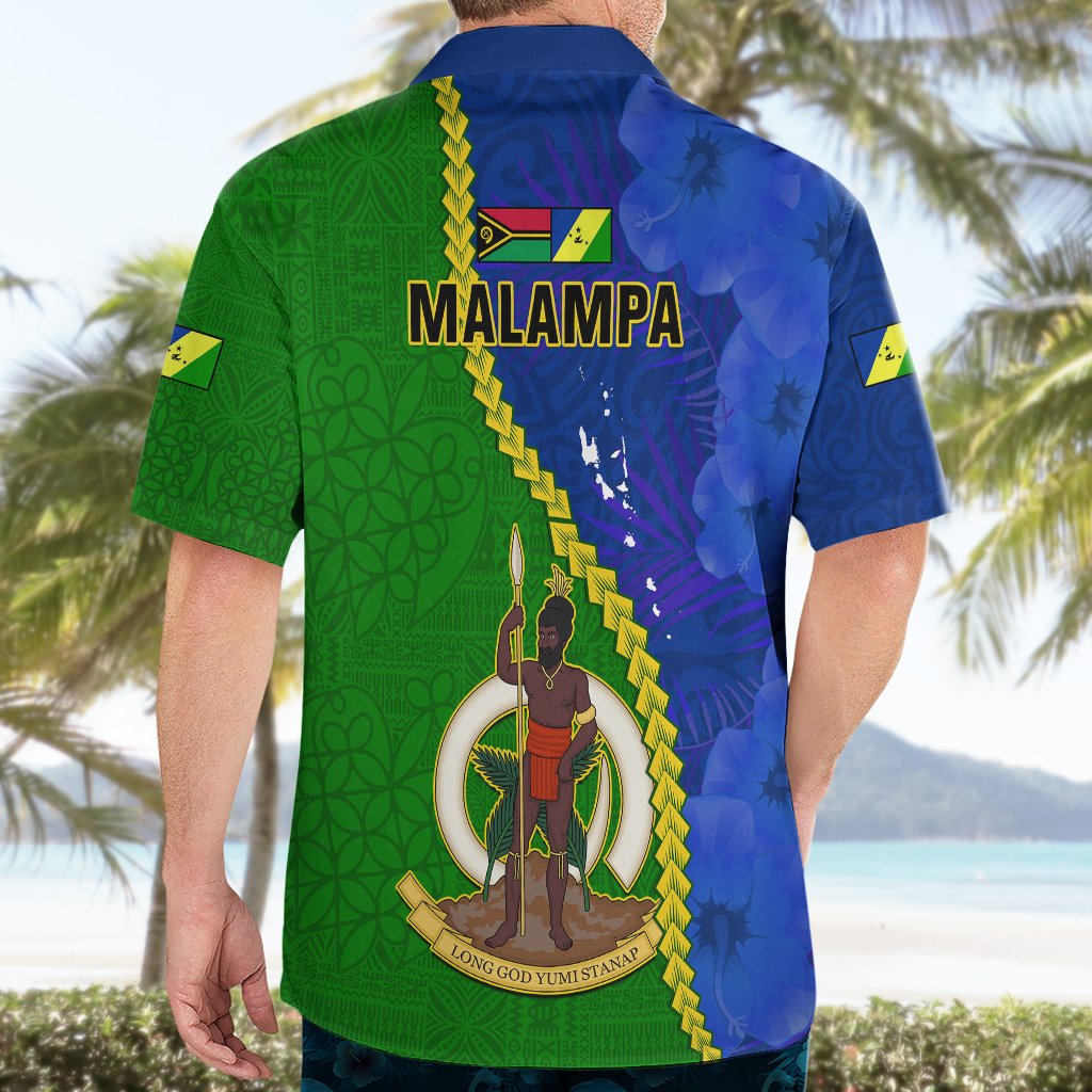 Vanuatu Malampa Province Hawaiian Shirt Turtle Sand Drawing Unique Tapa Pattern LT14 - Polynesian Pride