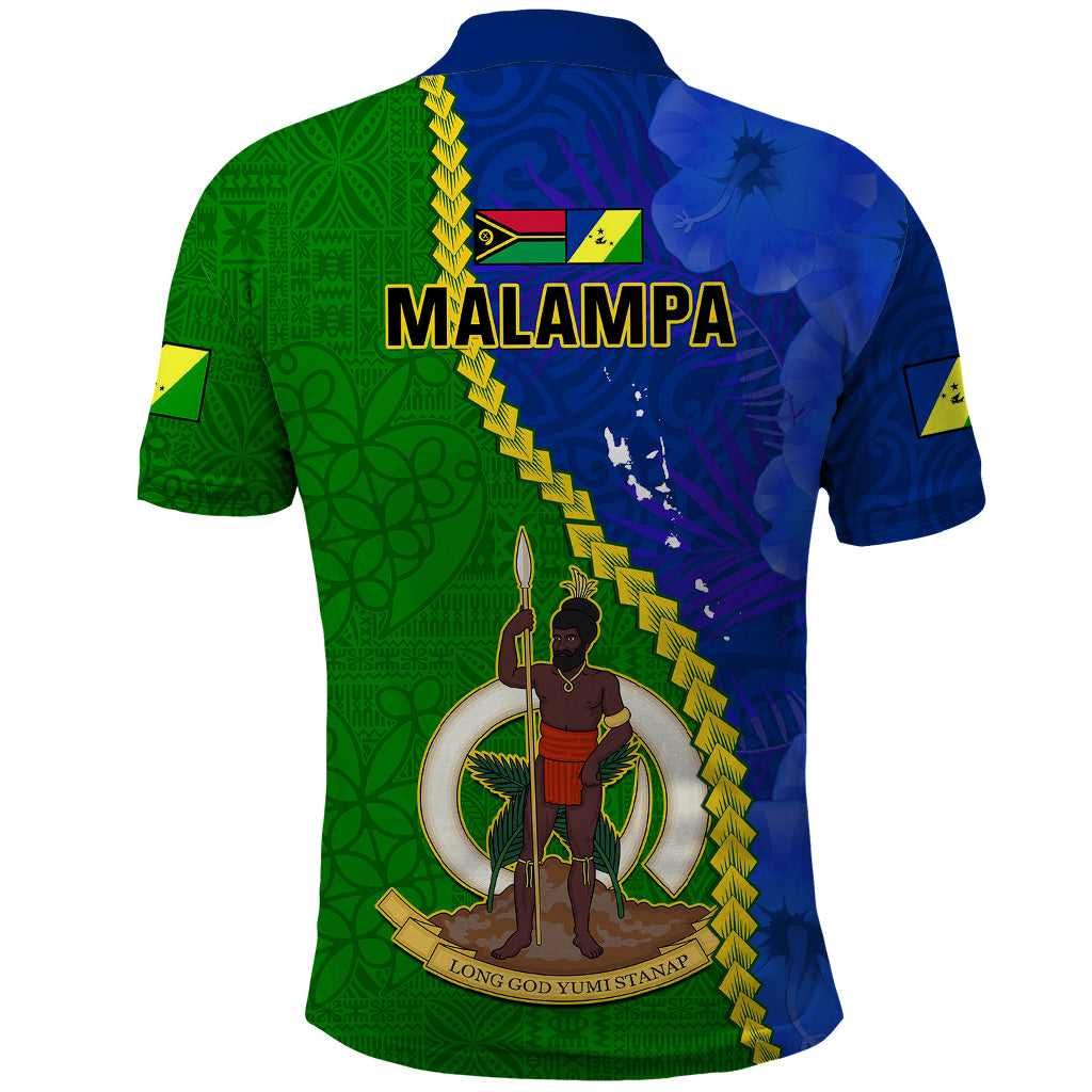 Vanuatu Malampa Province Polo Shirt Turtle Sand Drawing Unique Tapa Pattern LT14 - Polynesian Pride