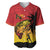 Custom Papua New Guinea Cricket Baseball Jersey PNG Barramundis - Polynesian Pride