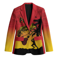 Custom Papua New Guinea Cricket Blazer PNG Barramundis - Polynesian Pride