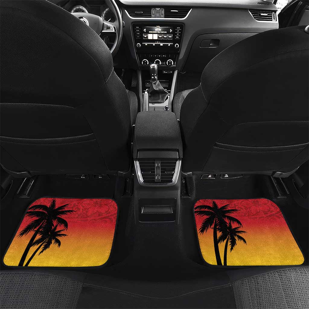 Custom Papua New Guinea Cricket Car Mats PNG Barramundis - Polynesian Pride