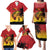 Custom Papua New Guinea Cricket Family Matching Puletasi and Hawaiian Shirt PNG Barramundis - Polynesian Pride