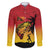 Custom Papua New Guinea Cricket Family Matching Tank Maxi Dress and Hawaiian Shirt PNG Barramundis - Polynesian Pride
