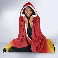 Custom Papua New Guinea Cricket Hooded Blanket PNG Barramundis - Polynesian Pride