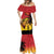 Custom Papua New Guinea Cricket Mermaid Dress PNG Barramundis - Polynesian Pride